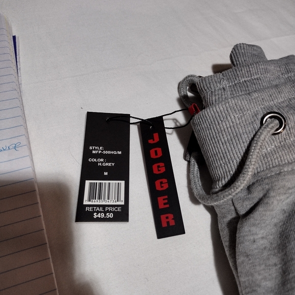 Galaxy by Harvic Heather Gray Slim Fit Joggers With Pockets - Picture 12 of 12